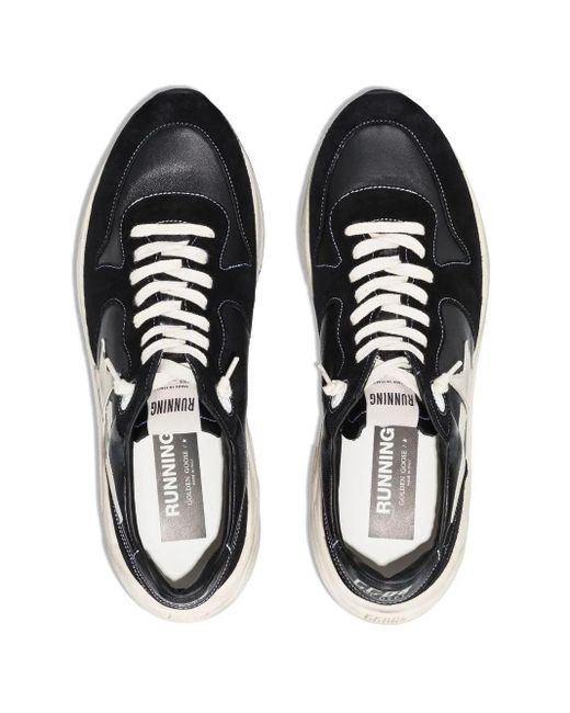 Golden Goose Deluxe Brand Black Running Sole Low-Top Sneakers for men