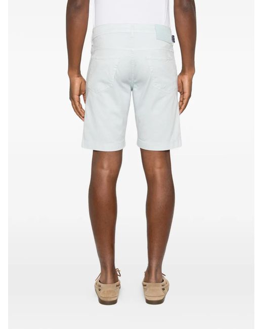 Jacob Cohen White Short À Passants De Ceinture for men