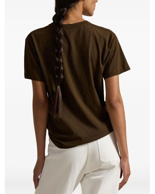 Polo Ralph Lauren Brown T-Shirt Mit Teddy-Motiv