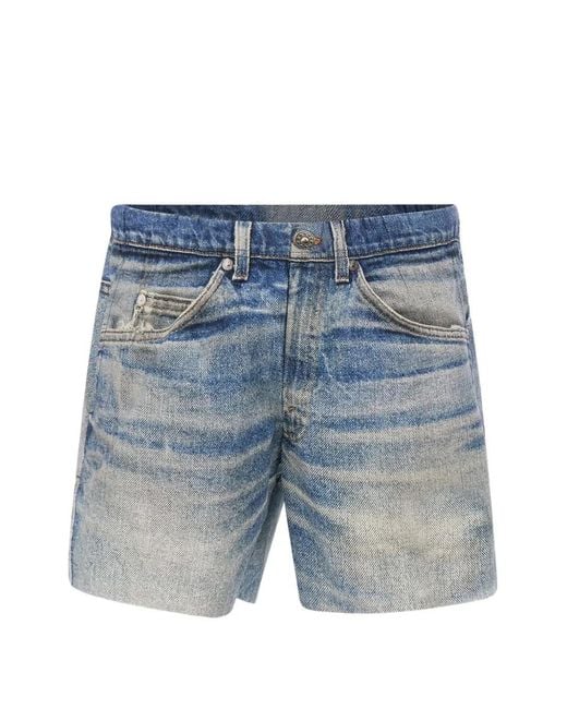 Satisfy Blue Short En Jean À Poches for men