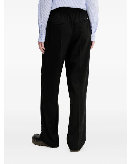 HUGO Black Elastic-Waist Trousers
