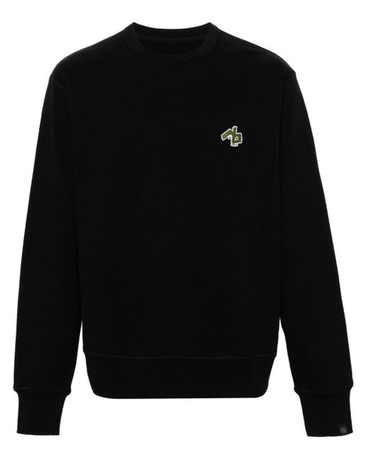 Rag & Bone Sweater Met Monsterprint in het Black voor heren