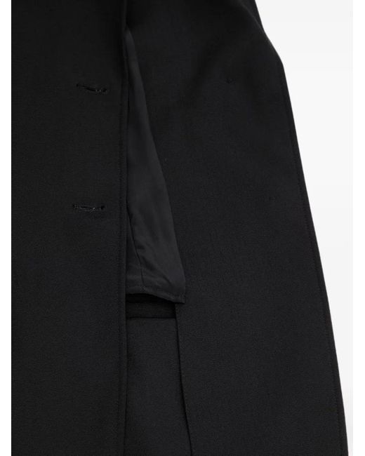 Sportmax Black Darted Single-Breasted Blazer