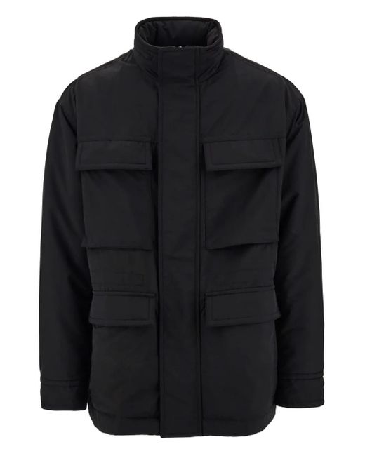 Ferragamo Jacke Im Utility-Look in Black für Herren