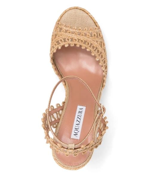 Aquazzura Natural 105Mm Kahlo Espadrilles