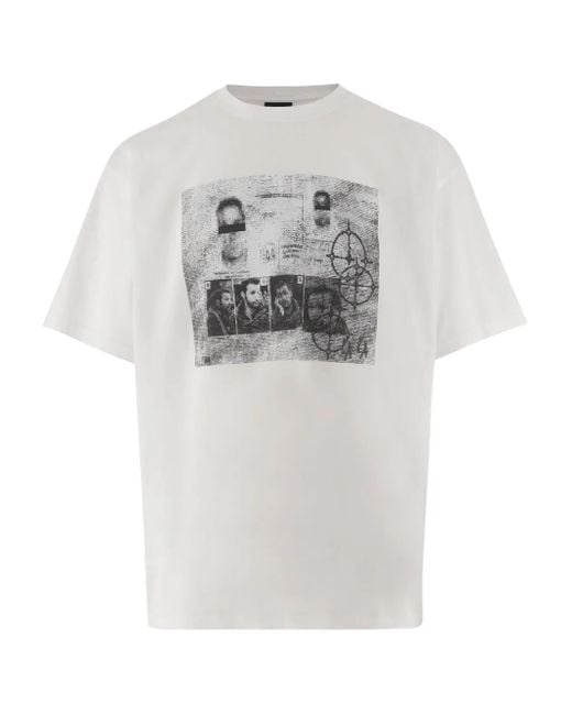44 Label Group T-Shirt mit grafischem Print in Gray für Herren