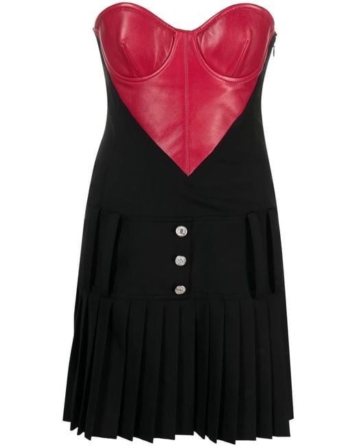 Moschino Black Heart Garbadine Minidress