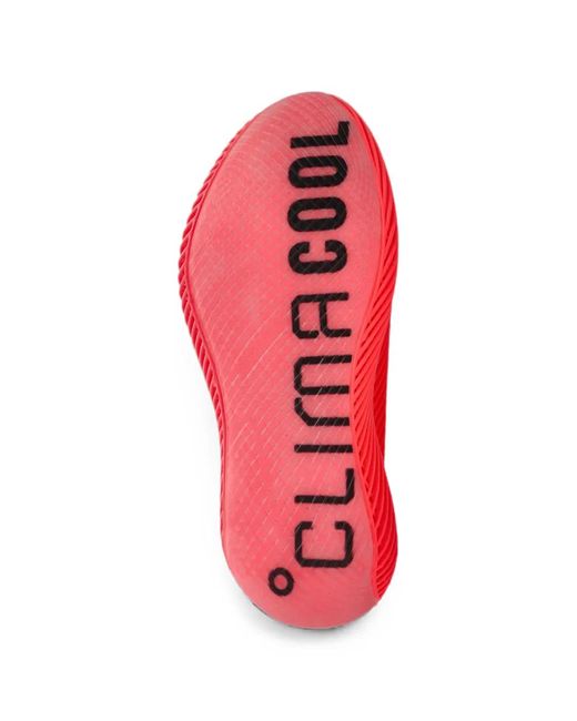Adidas Red Climacool Logo-Print Sneakers