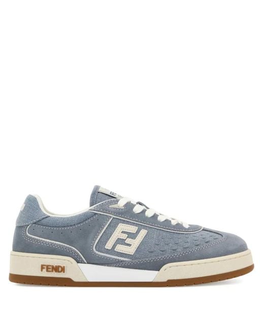 Fendi Blue Match Sneakers