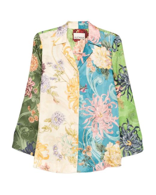 Camisa Avery Spliced ALÉMAIS de color Green