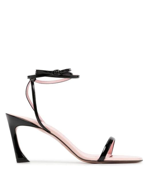Piferi Black Fade 70Mm Patent Sandals