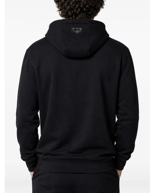 Philipp Plein Blue Hoodie Plein Pp for men