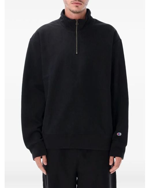 Pull À Col Zippé Et Patch Logo Champion pour homme en coloris Blue