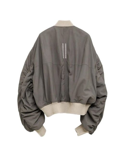Chaqueta Bómber De Canalé Rick Owens de color Natural