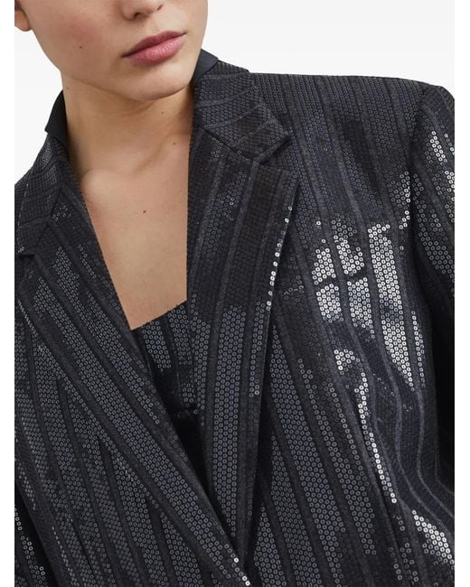 Brunello Cucinelli Blue Sequinned Jacket