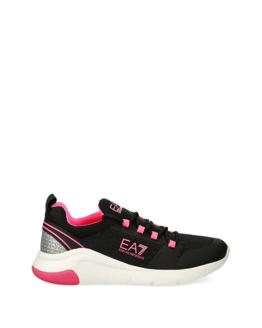 EA7 White Evo Racer Sneakers