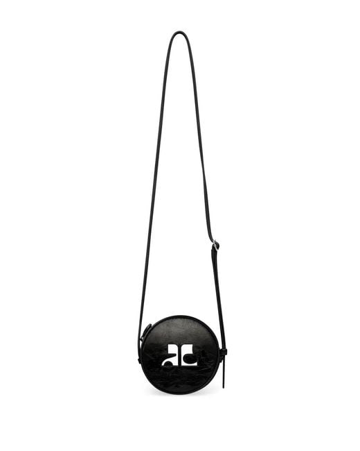 Courreges White Reedition Small Circle Bag