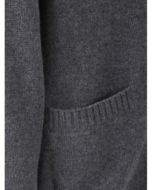 Lisa Yang Gray Button-Down Cardigan for men