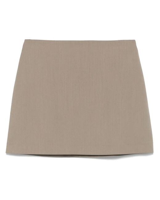 Matteau Natural Tailored Mini Skirt