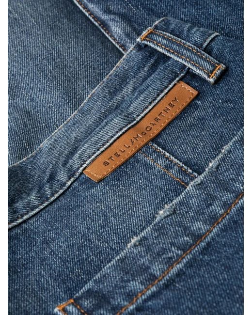Vaqueros Cargo Estilo Capri Stella McCartney de color Blue