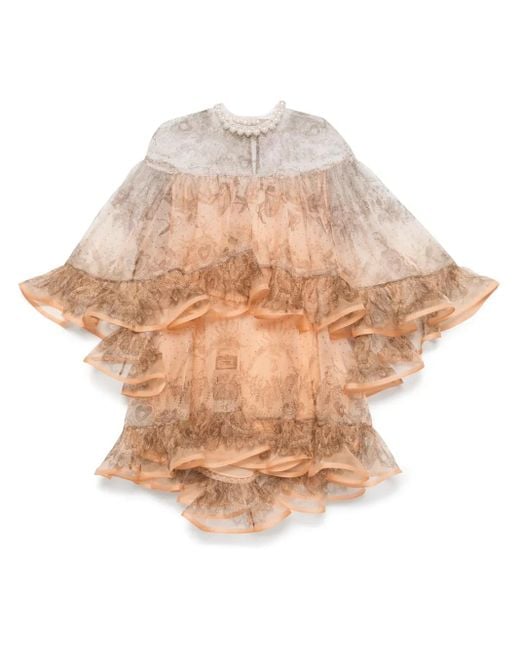 Zimmermann デコラティブ ミニドレス White