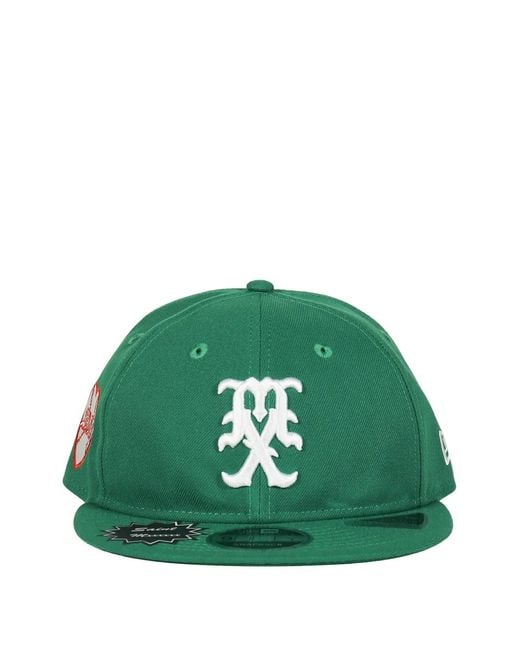 SAINT Mxxxxxx Green Logo Hat for men