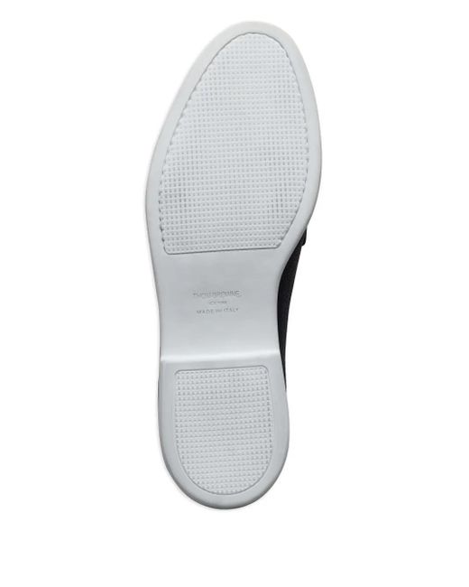 Thom Browne Blue Leather Loafers for men