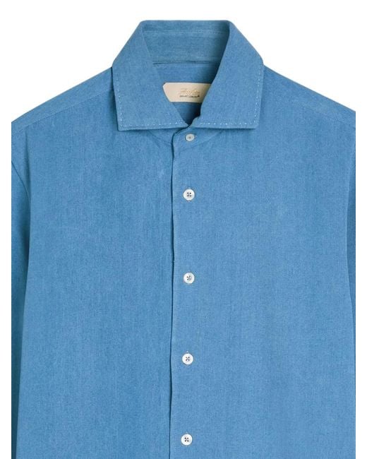 Aurélien Blue Chambray Shirt for men