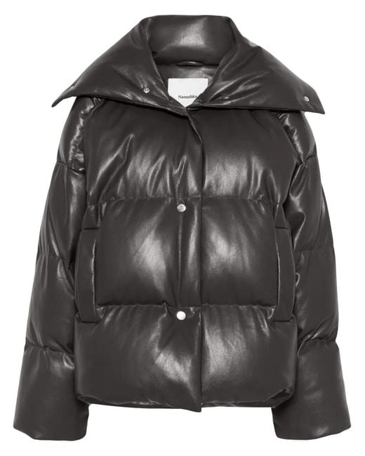 Nanushka Black Re:Down Puffer Jacket