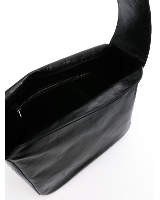 Alexander Wang Black Medium Dome Leather Shoulder Bag