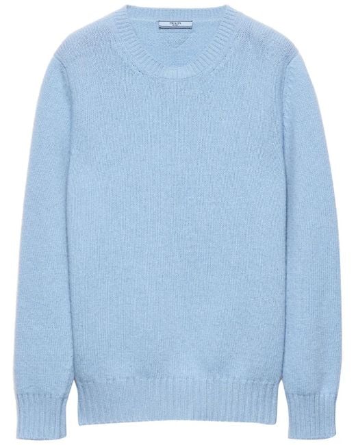 Prada Blue Crewneck Sweater