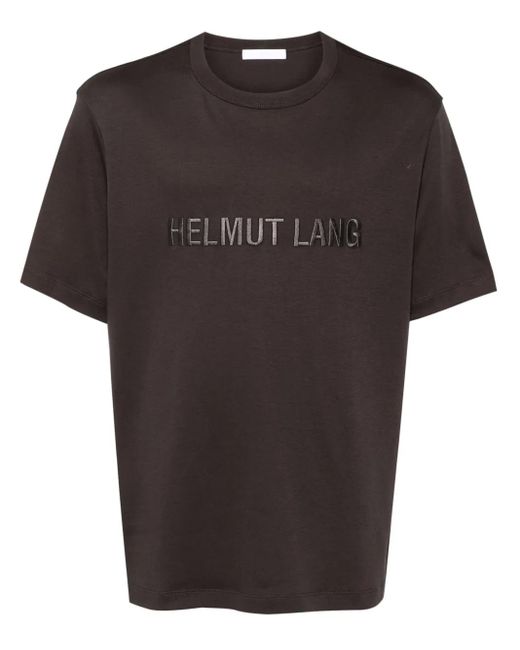 Helmut Lang T-Shirt Met Geborduurd Logo in het Black voor heren