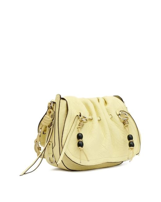 Isabel Marant Metallic Bolton Leather Shoulder Bag