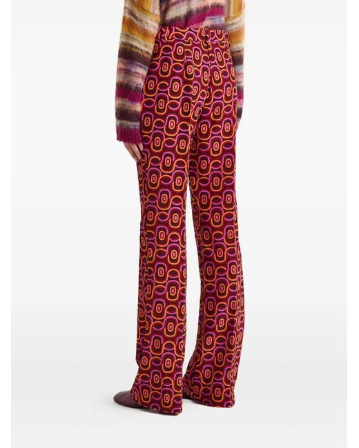 Pantalones Estampados Maliparmi de color Red