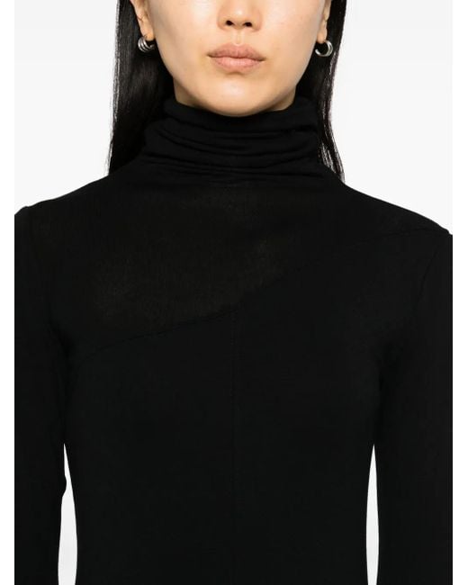 Thom Krom Black Langärmeliges Kleid
