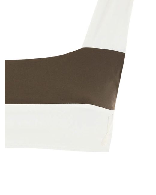 Top de bikini Geometrico Gloria Coelho de color White