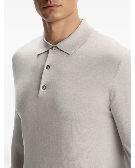 12 STOREEZ Gray Buttoned Polo Shirt for men
