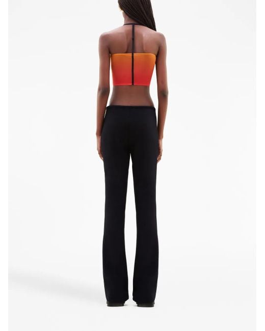 Courreges Flared Broek in het Blue