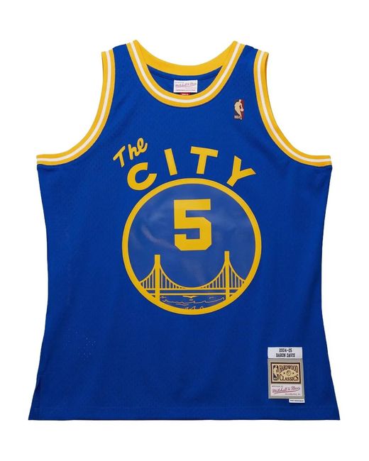 Mitchell & Ness Blue X Nba Golden State Warriors 2004-05 Jason Richardson Jersey for men