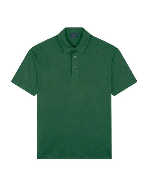 Paul & Shark Green Short-Sleeve Polo Shirt for men