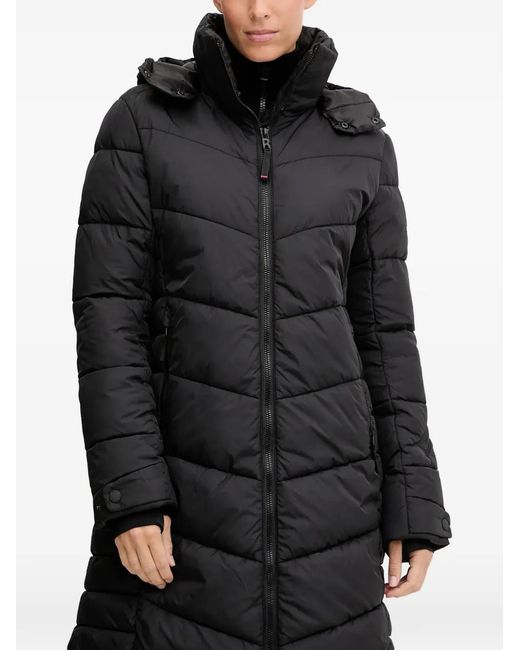 Bogner Fire + Ice Black Aenny Hooded Padded Coat
