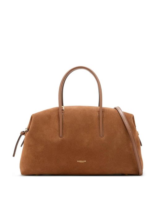 DeMellier London Brown Midi Stockholm Zip Tote Bag