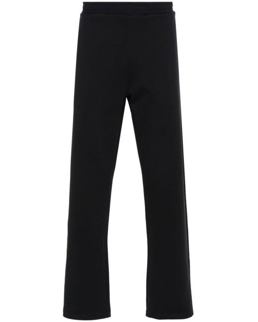Bally Black Embroidered-logo Cotton Track Pants for men