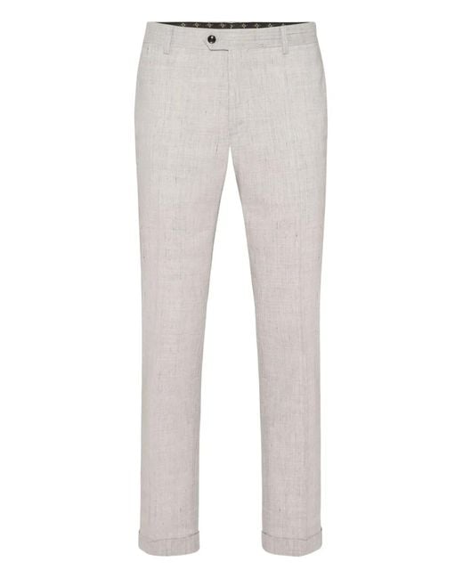 Billionaire Gray Tailored Trousers for men