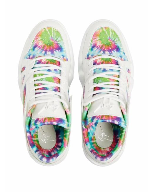 Giuseppe Zanotti White Talon Mid-Top Sneakers