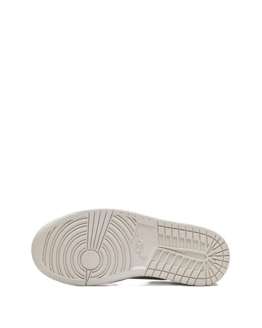 Nike White 1 Low Lace-Up Sneakers