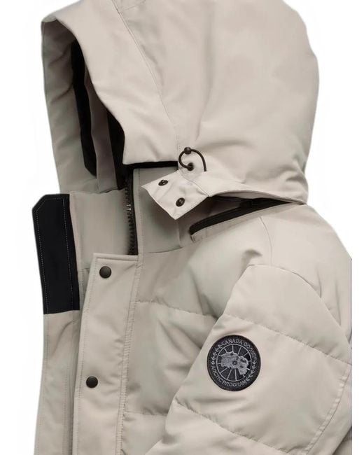 Canada Goose Natural Wyndham Quilted Hooded Down Jacket for men