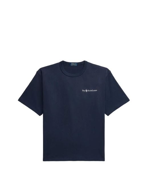 Polo Ralph Lauren Blue Logo-Detail T-Shirt for men