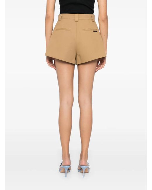 Alexander Wang Natural High-Waist Flared Short