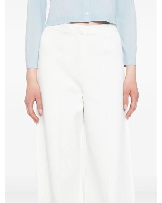 Theory ハイウエスト パンツ White